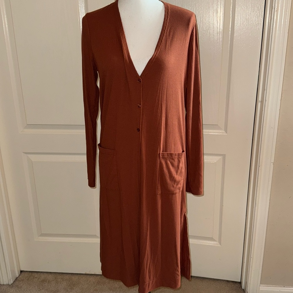 HALOGEN - Long Cardigan - Size Small